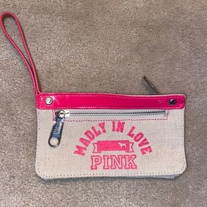 VS pink wristlet
